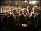 President George W. Bush greets members of Congress after his State of the Union Address at the Capitol, Tuesday, Jan. 31, 2006. White House photo by Eric Draper