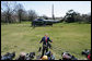 President George W. Bush delivers a statement after his arrival on the South Lawn, Sunday, March 19, 2006. White House photo by Kimberlee Hewitt