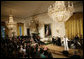 Recording artist Patti Austin performs in the East Room of the White House Monday, June 26, 2006, as part of the Black Music Month celebration focusing on the music of the Gulf Coast: Blues, Jazz and Soul. White House photo by Eric Draper