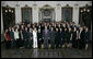 President George W. Bush poses for a photo with the recipients of the 2005 Presidential Early Career Awards for Scientists and Engineers in the Indian Treaty Room of the Eisenhower Executive Office Building in Washington, D.C., Wednesday, July 26, 2006. The Presidential Early Career Awards for Scientists and Engineers, established in 1996, represents the highest honor that any young scientists or engineer can receive in the United States. White House photo by Kimberlee Hewitt