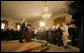 President George W. Bush receives a standing ovation in the East Room of the White House Wednesday, Sept. 6, 2006, during his remarks on the global war on terror. Said the President, "Like the struggles of the last century, today's war on terror is, above all, a struggle for freedom and liberty." White House photo by Eric Draper