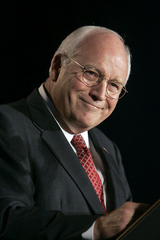 Vice President Dick Cheney smiles during his remarks at the Jesse Helms Center Salute to Chairman Henry Hyde, Tuesday, September 19, 2006 in Washington, D.C. White House photo by Kimberlee Hewitt