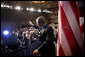President George W. Bush waves after addressing the Reserve Officers Association Friday, Sept. 29, 2006. White House photo by Eric Draper