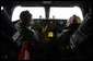 Vice President Dick Cheney sits inside the cockpit of a B-2 Stealth Bomber with pilot Capt. Luke Jayne during a visit to Whiteman Air Force Base in Missouri, Friday, October 27, 2006. While at Whiteman AFB the Vice President also participated in briefings and attended a rally with over 2,000 military troops and their families. White House photo by David Bohrer
