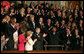 Wesley Autrey receives a standing ovation as President Bush recognizes him during his State of the Union Address at the U.S. Capitol Tuesday evening, Jan. 23, 2007. "Three weeks ago, Wesley Autrey was waiting at a Harlem subway station with his two little girls, when he saw a man fall into the path of a train," said President Bush. "With seconds to act, Wesley jumped onto the tracks, pulled the man into the space between the rails, and held him as the train passed right above their heads. He insists he's not a hero. He says: 'We got guys and girls overseas dying for us to have our freedoms. We have got to show each other some love.' There is something wonderful about a country that produces a brave and humble man like Wesley Autrey." White House photo by Shealah Craighead