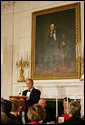 President George W. Bush addresses his remarks during the State Dinner in honor of the Nation’s Governors at the White House, Sunday evening, Feb. 25, 2007. White House photo by Shealah Craighead
