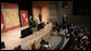President George W. Bush addresses his remarks to United States Hispanic Chamber of Commerce, speaking on Western Hemisphere policy, Monday, March 5, 2007 in Washington, D.C. President Bush, who travels to Latin America later this week, said the two regions are linked by common values, shared interests and growing ties that have helped advance peace and prosperity on both continents. White House photo by Paul Morse