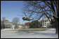 President George W. Bush and Mrs. Laura Bush depart the White House South Lawn via Marine One en route Andrews Air Force Base Thursday, March 8, 2007. The President and Mrs. Bush are traveling to Brazil, Uruguay, Colombia, Guatemala, and Mexico from March 8 - 14, 2007. White House photo by Joyce Boghosian