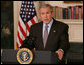 President George W. Bush speaks to members of the media Tuesday, March 20, 2007 in the Diplomatic Reception Room of the White House, addressing the issues surrounding the firing of eight federal prosecutors. White House photo by Shealah Craighead