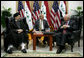Vice President Dick Cheney meets with the Abdul Aziz al-Hakim, Chairman of the Supreme Council for the Islamic Revolution in Iraq, Wednesday, May 9, 2007, in Baghdad. White House photo by David Bohrer