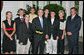 President George W. Bush stands with members of the University of Colorado Boulder Men's Cross Country 2006 Championship Team Monday, June 18, 2007 at the White House, during a photo opportunity with the 2006 and 2007 NCAA Sports Champions. White House photo by Joyce N. Boghosian