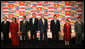 President George W. Bush joins leaders of the Association of Southeast Asian Nations for a photo opportunity Friday, Sept. 7, 2007, in Sydney. From left are: Prime Minister Surayud Chulanont of Thailand; Minister Rafidah Aziz of Malaysia; Sultan Haji Hassanal Bolkiah of Brunei; President Bush; Foreign Affairs Minister Noer Hassan Wirajuda of Indonesia; President Gloria Macapagal-Arroyo of the Philippines, and President Nguyen Minh Triet of Vietnam. White House photo by Chris Greenberg