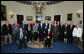 President George W. Bush and Laura Bush stand with the recipients of the 2007 National Humanities Medal Thursday, Nov. 15, 2007, in the East Room. White House photo by Chris Greenberg