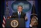President George W. Bush responds to a question Tuesday, Dec. 4, 2007, during a morning news conference at the White House. White House photo by Joyce N. Boghosian