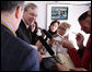 National Security Adviser Stephen Hadley holds a gaggle aboard Air Force One Wednesday, Jan. 9, 2008, prior to landing in Tel Aviv. White House photo by Eric Draper