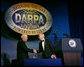 Vice President Dick Cheney is welcomed by Deputy Secretary of Defense Gordon England Thursday, April 10, 2008, to deliver the keynote speech at the Defense Advanced Research Projects Agency 50th anniversary celebration in Washington, D.C. The Vice President congratulated DARPA on its history of achieving significant technological breakthroughs to aid in U.S. defense and national security. White House photo by David Bohrer