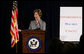 Mrs. Laura Bush addresses members of the Congressional Malaria Caucus on President Bush's Malaria Initiative Thursday, April 24, 2008, at the U.S. Capitol in Washington, D.C. White House photo by Shealah Craighead