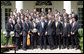 President George W. Bush poses for a photo with the 2007 Major League Soccer Cup Champions, the Houston Dynamo Thursday, June 5, 2008, in the Rose Garden at the White House. White House photo by Joyce N. Boghosian