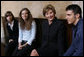 Mrs. Laura Bush meets with students at the American Study Center Friday, June 13, 2008, at the Mattei Palace in Rome. White House photo by Shealah Craighead