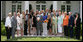 President George W. Bush stands with members of the University of Tennessee Lady Vols basketball team, Tuesday, June 24, 2008, during a photo opportunity with the 2007 and 2008 NCAA Sports Champions. White House photo by Eric Draper