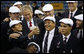 President George W. Bush shares a moment with members of the U.S. Olympic team Friday, Aug. 8, 2008, in Beijing prior to Opening Ceremony of the 2008 Summer Olympic Games. White House photo by Eric Draper