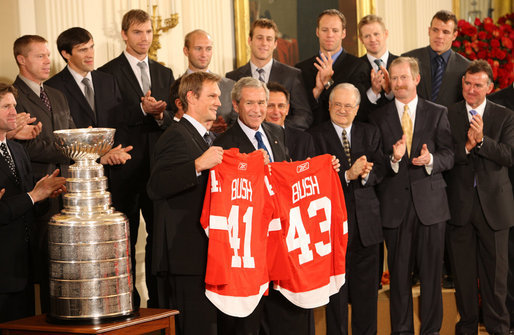 Detroit Red Wings line-up - Stanley Cup Final 2008 - Brianland