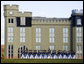 Virginia Military Institute Corps of Cadets march onto the VMI Parade Ground where Vice President Dick Cheney addressed the Corps during the institute's annual Military Appreciation Day festivities, Saturday, Nov. 8, 2008, in Lexington, Va. White House photo by David Bohrer