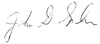 Signature of John D. Graham