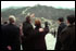 President Bush and Mrs. Bush tour the Great Wall of China, Friday, Feb. 22, 2002, in Badaling, China. President Richard Nixon visited the same Badaling area of the wall during his trip to China.