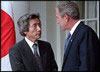 Photo of President Bush and Japanese Prime Minister Junichiro Koizumi. White House photo by Tina Hager.