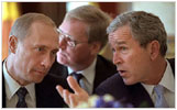 Photo of President Bush and Russian President Putin