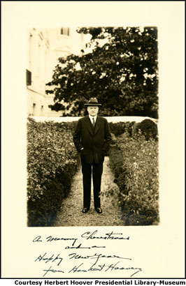 1932 White House Holiday Card. Courtesy the Herbert Hoover Presidential Library-Museum.