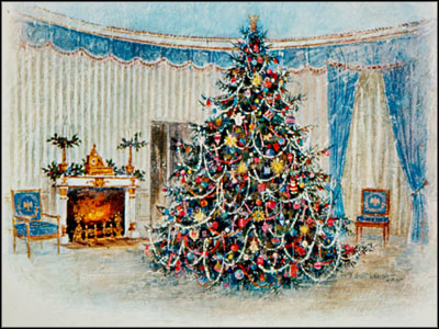 1967 White House Holiday Card.