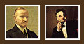 portraits of Calvin Coolidge and Abraham Lincoln