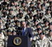 President George W. Bush delivers remarks to military personnel and their families at Ft. Stewart, Ga., Sept. 12, 2003. 