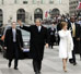 President George W. Bush and Laura Bush lead the Inaugural Parade down Pennsylvania Avenue en route the White House, Thursday, Jan. 20, 2005. Marking the beginning of his second term, President Bush took the oath of office during a ceremony at the U.S. Capitol. White House photo by Eric Draper