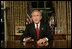 President George W. Bush addresses the nation from the Oval Office Monday evening, Sept. 11, 2006, marking the fifth anniversary of the attacks of Sept. 11, 2001. President Bush said, "The war against this enemy is more than a military conflict. It is the decisive ideological struggle of the 21st century and the calling of our generation."