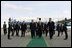 Vice President Dick Cheney walks through an Honor Guard with Foreign Minister Kasymzhomart Tokayev upon arrival in Astana, Kazakhstan, Friday, May 5, 2006. While in Astana the Vice President will meet with Kazakh President Nursultan Nazarbayev to discuss a range of issues including democratization, Central Asian relations, energy, and the global war on terror.