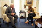 Vice President Dick Cheney meets with Minister of Foreign Affairs Tzipi Livni of Israel at the White House, Thursday, September 14, 2006. 