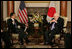 Vice President Dick Cheney meets with Japanese Foreign Minister Taro Aso Wednesday, Feb. 21, 2007, at the U.S. Embassy in Tokyo.