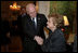 Vice President Dick Cheney greets former first lady Betty Ford at Blair House in Washington, D.C., Monday, January 1, 2007.
