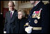 Former first lady Betty Ford is escorted by her son Steve Ford and Major General Guy Swan III following the State Funeral service for former President Gerald R. Ford at the National Cathedral in Washington, D.C., Tuesday, January 2, 2007.