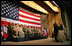 Vice President Dick Cheney addresses Central Command, Special Operations Command and the Sixth Air Mobility Wing Friday, Sept. 14, 2007, at MacDill Air Force Base in Tampa, Fla. "We have shown a watching world that we are a good and just nation: secure in our ideals, fearless in their defense, and willing to sacrifice greatly for the cause of long-term peace," said the Vice President. "We will press on in our mission, and turn events toward victory."