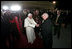 Vice President Dick Cheney and Mrs. Lynne Cheney bid farewell to Pope Benedict XVI Sunday, April 20, 2008, at John F. Kennedy International Airport in New York, wrapping up a six-day, U.S. visit that included a meeting with President George W. Bush, meetings with the Catholic faithful, interfaith dialogues and the celebration of Mass with over 57,000 people at Yankee Stadium in New York.