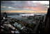 Pastels paint a colorful sunrise over Sydney Harbor, Feb. 23, 2007, site of a three-day visit to Australia by Vice President Dick Cheney. White House photo by David Bohrer