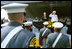 Vice President Dick Cheney stands with the West Point graduating class of 2003 for the National Anthem at the U.S. Military Academy Commencement Ceremony in West Point, NY, May 31, 2003.